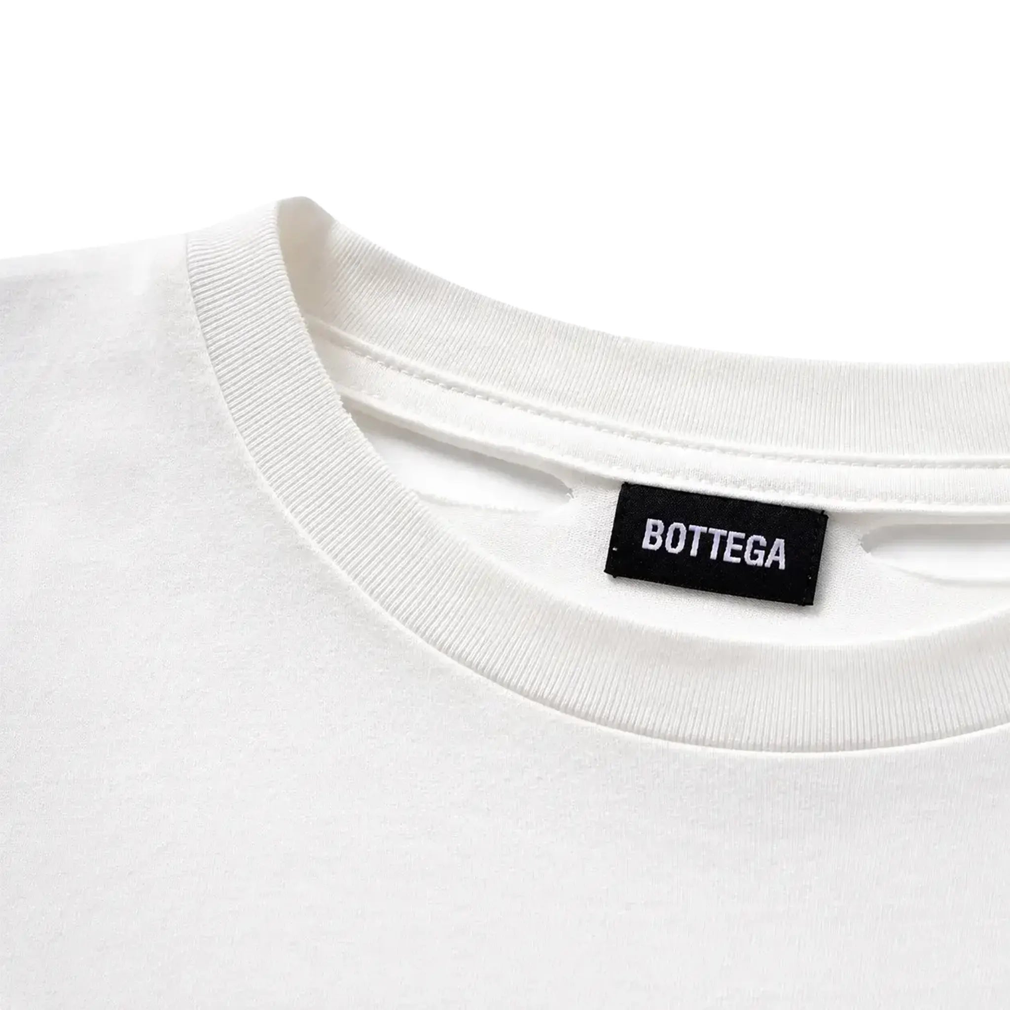 Detailed View of Bottega Desires ABC White T-Shirt